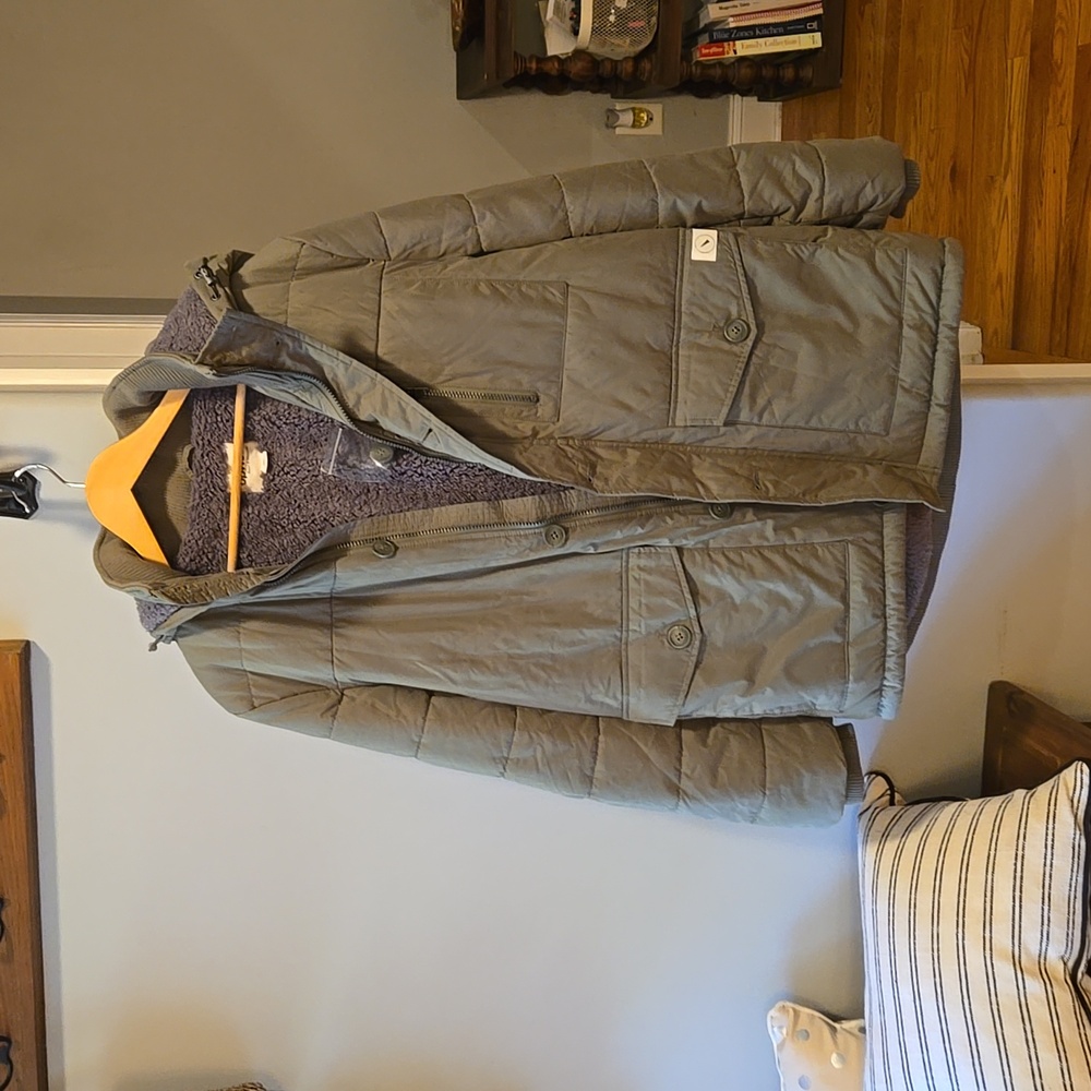 Men's Sherpa Lined Puffer Coat
